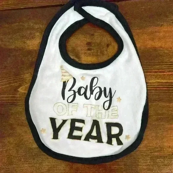 Halloween and New Years Eve Baby Bibs - Picture 4 of 5